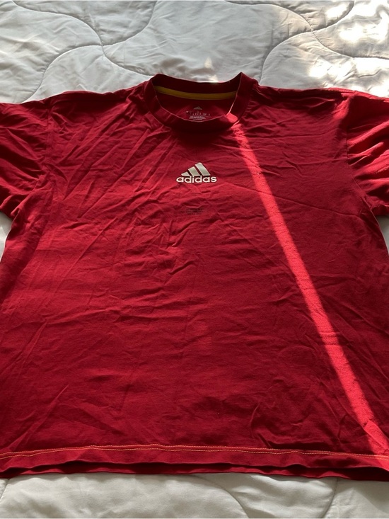adidas Other - adidas Men’s Red Crew Tee with White Logo